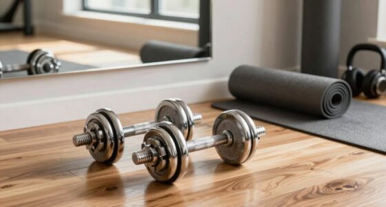 space ready adjustable dumbbells