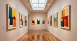 strategic artwork enhances hallways
