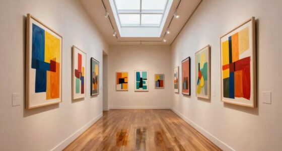 strategic artwork enhances hallways