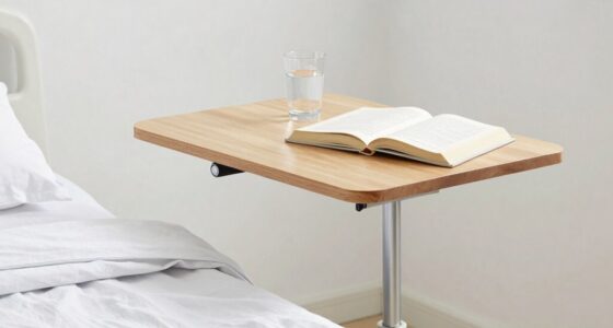 strategic overbed table positioning