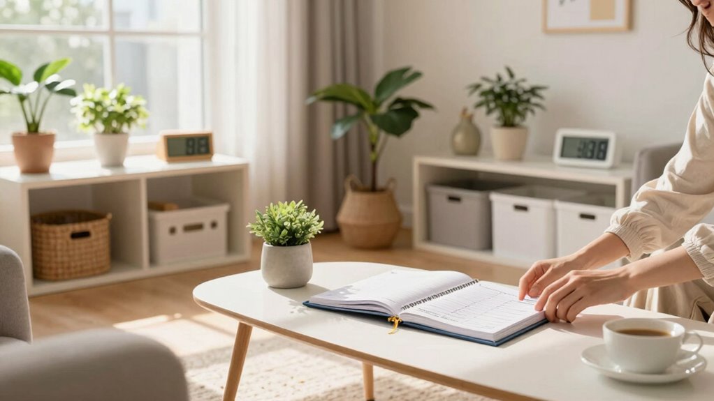 streamline routines for calm
