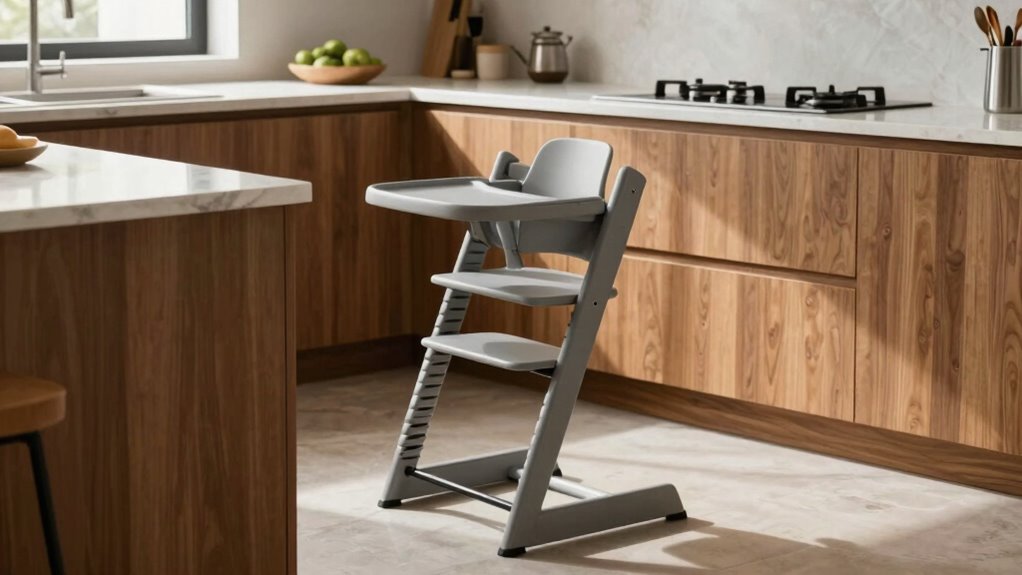 stylish functional adaptable high chair