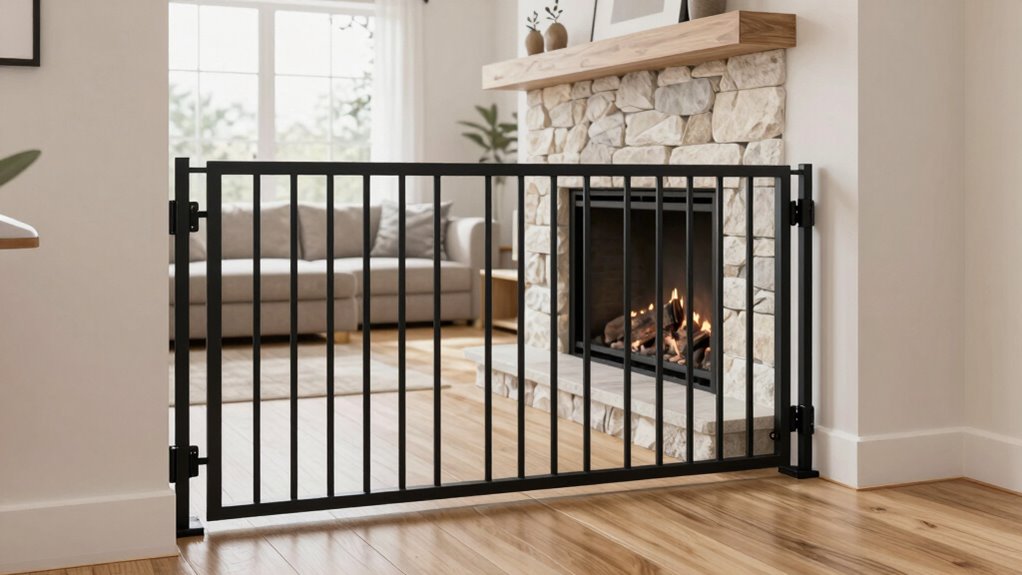 stylish safe fireplace barriers
