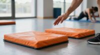 supervised balance pad use
