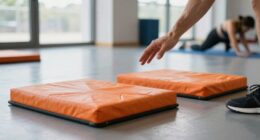 supervised balance pad use