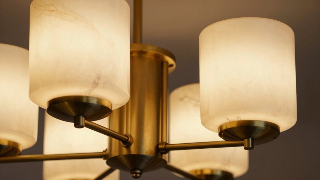 sustainable luxurious lighting finishes