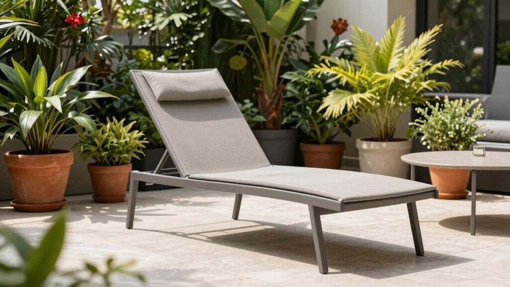 thoughtful outdoor lounge arrangement