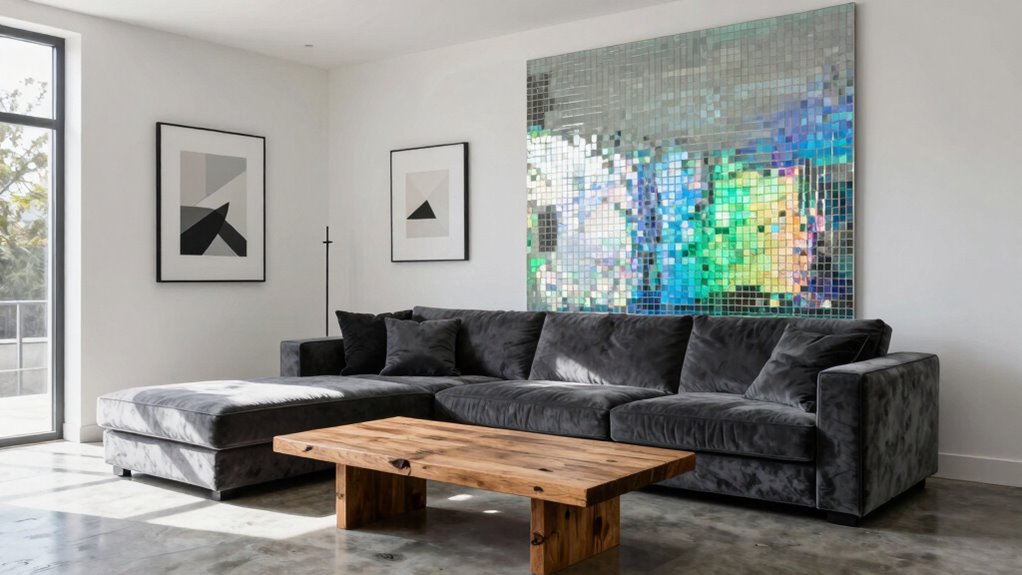 unexpected material enhances design