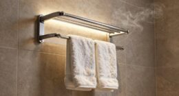 warm towel storage comfort