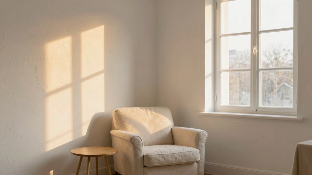 warm white creates inviting atmosphere