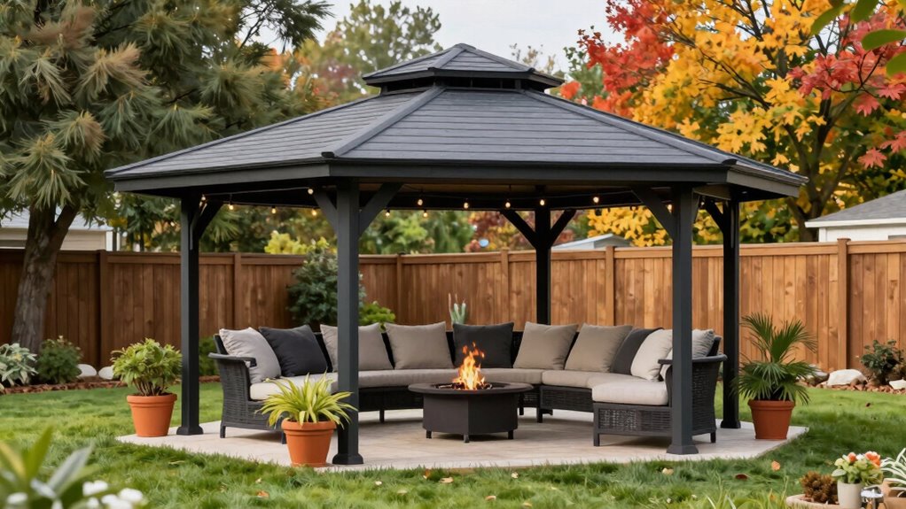 weatherproof outdoor living space