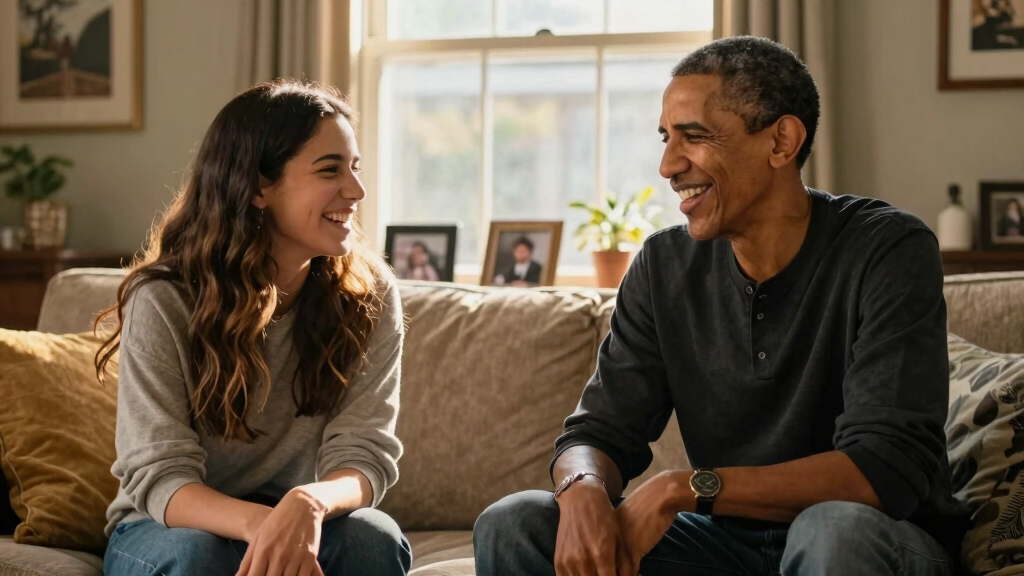 A glimpse at Sasha and Malia Obama growing up in public eye