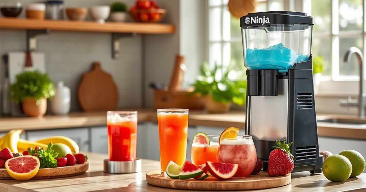 Beat the Summer Heat with the Ninja SLUSHi Frozen Drink Machine