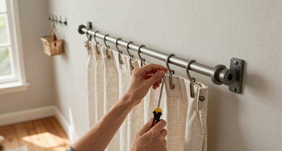 I’m Putting a Curtain Rod on My Entryway Wall (It’s a Smart Storage Trick!)