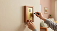 A Simple Gilded Frame Turned An Ugly Intercom Into A Conversation Starter