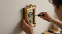 A Simple Gilded Frame Turned an Ugly Intercom into a Conversation Starter