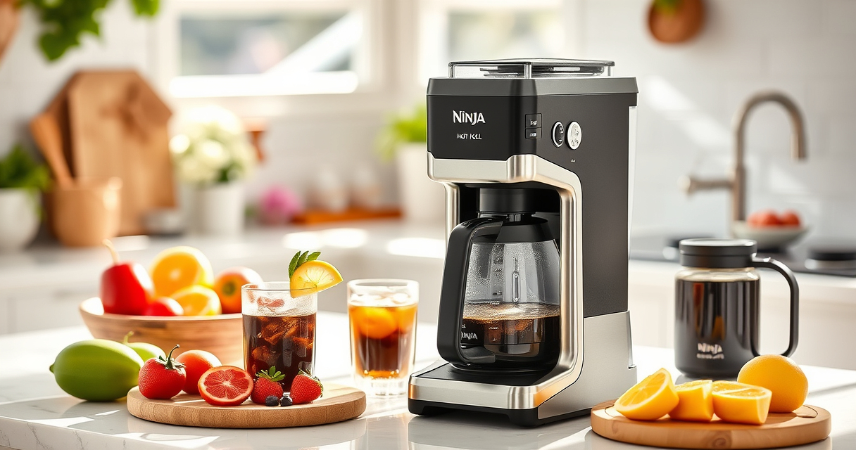 Create Refreshing Summer Iced Coffee with Ninja Hot & Iced XL
