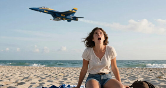 Florida beachgoers scream as Navy’s elite Blue Angels buzz them in ‘low altitude’ flight