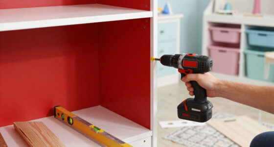 This Nursery Got A Bold Paint Redo With Built-In Cabinets