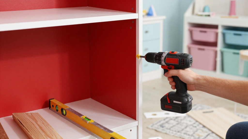 This Nursery Got A Bold Paint Redo With Built-In Cabinets