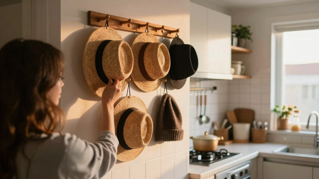 Your Next Best Hat Storage Is Actually Hanging In The Kitchen