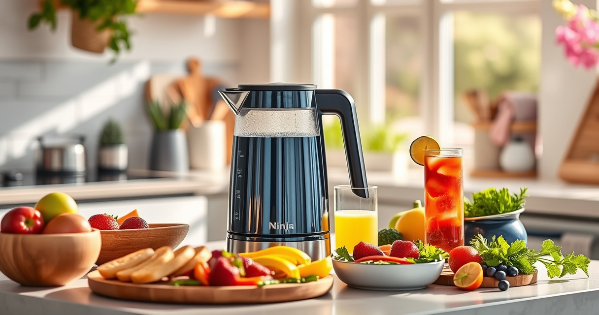 Ninja KT200BL Precision Temp Electric Kettle: Your Summer Tea Companion