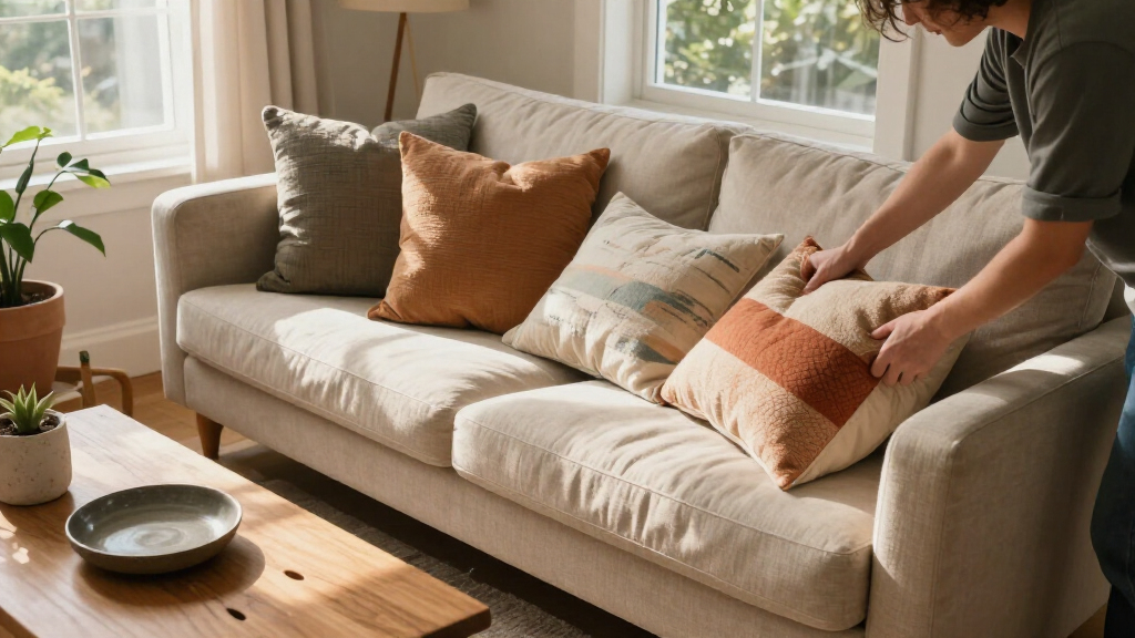 This Living Room Was Beige On Beige On Beige — Then They Built This
