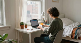 A Tiny Corner Of An NYC Bedroom Became The Most Inspiring Office