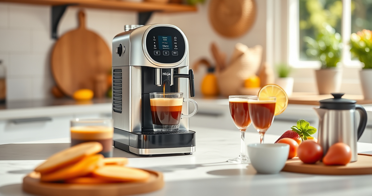 Celebrate Summer Evenings with the Ninja Luxe Café Mini Espresso Machine
