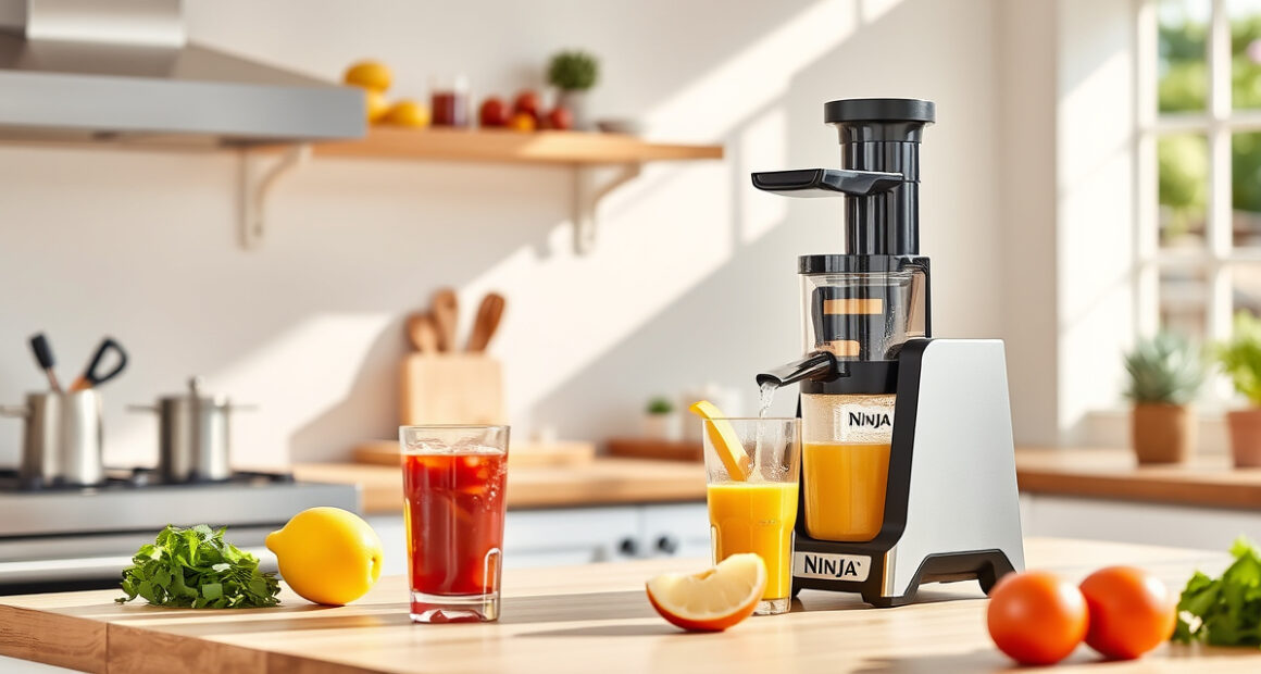 Enjoy Fresh Summer Juices with the Ninja NeverClog Cold Press Juicer