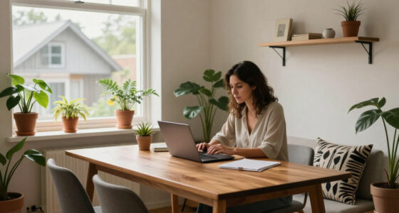 Her Home Office Is In An Unexpected Location — Now It's Clutter-Free