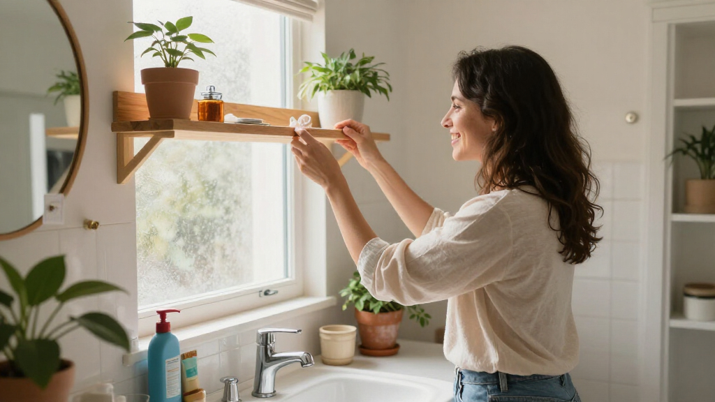 Her Neighbor Helped Make This Bathroom Feel Like Hers Again
