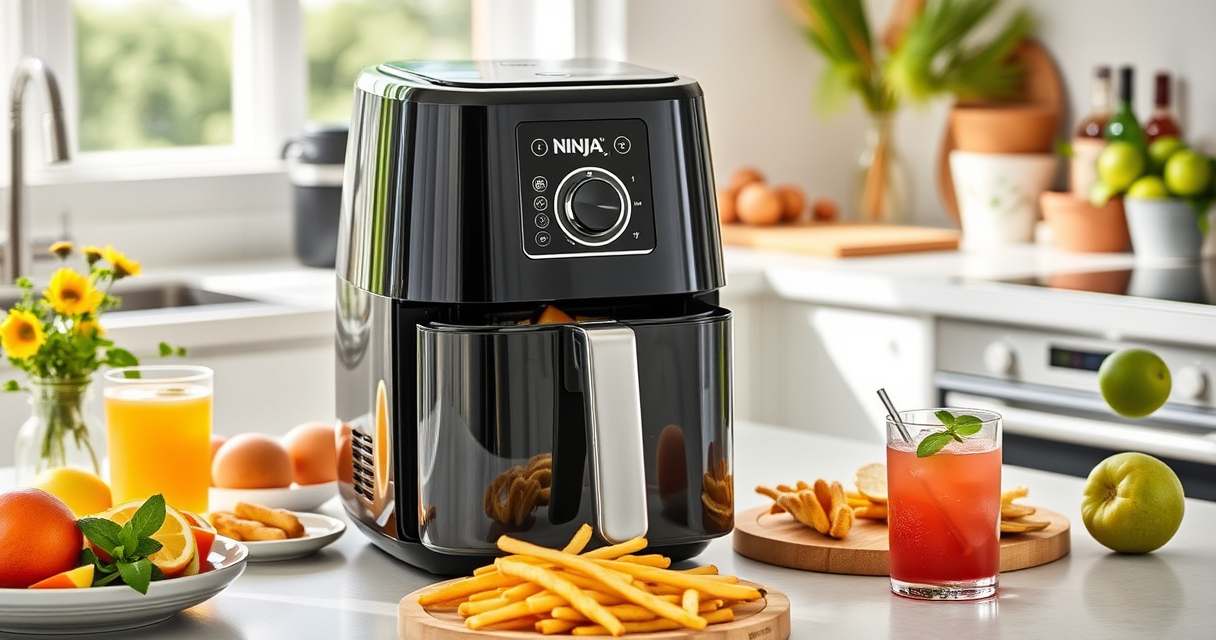 Host Effortlessly with the Ninja Crispi Pro 6-in-1 Glass Air Fryer for Summer Gatherings