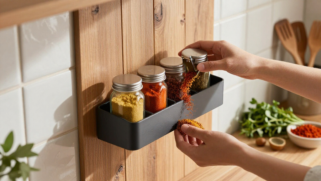 I’ll Never Use An Ordinary Spice Rack Again After Seeing This One