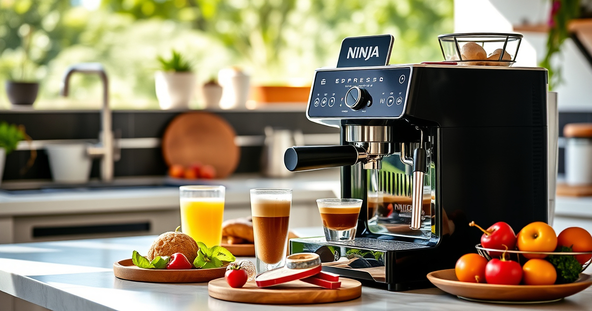 Ninja Luxe Café Pro Espresso Machine by David Beckham: Summer’s Ultimate Coffee Station