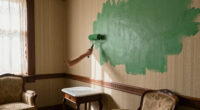 They Turned Their Beige 1900S Parlor Into A Bold, Green “Analog Room”