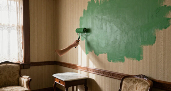They Turned Their Beige 1900S Parlor Into A Bold, Green “Analog Room”