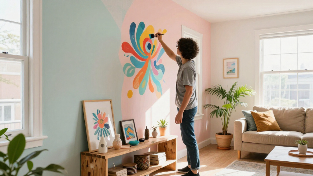 This Artist-Designer Transformed A Plain 1927 Rental With Paint, Art, And DIYs