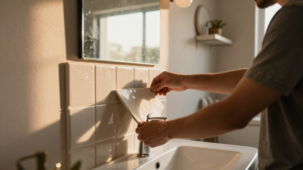 You'd Never Know This Bathroom Redo Was Renter-Friendly