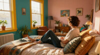 You’d Never Know This Color-Drenched Bedroom Used To Be A Living Room