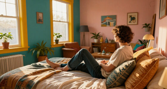 You’d Never Know This Color-Drenched Bedroom Used To Be A Living Room