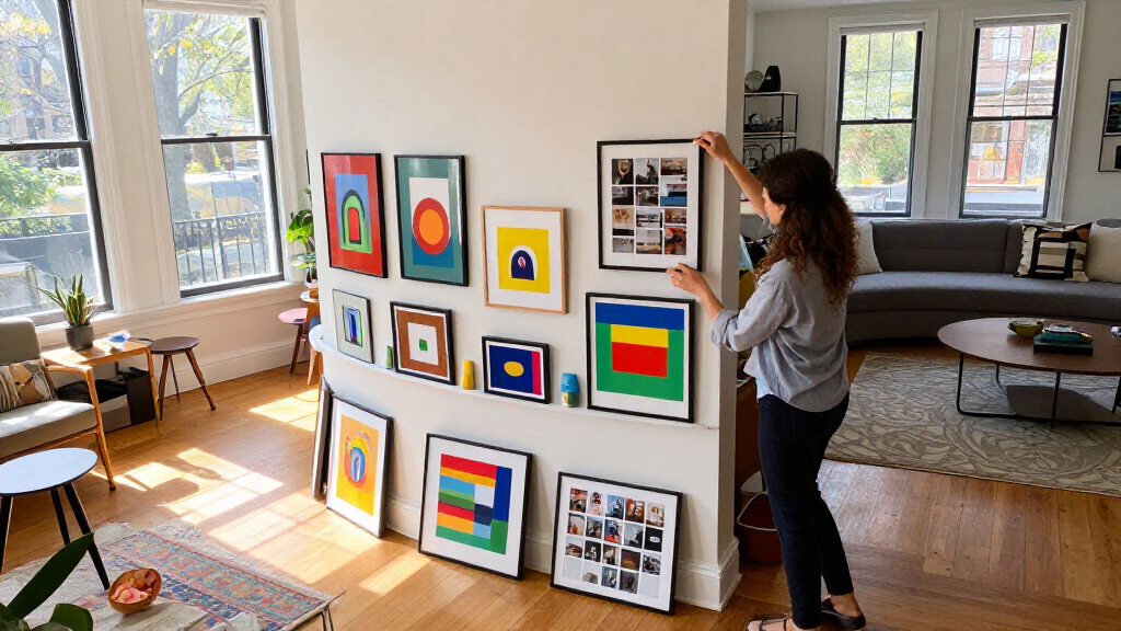 A Hockney Collage Inspired This Art-Filled Central Park Home, Where A Serpentine Sofa Bows To The View