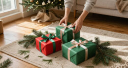 Could These 3-Pc Indoor/Outdoor Christmas Gift Boxes Brighten Your Decor? $14.85