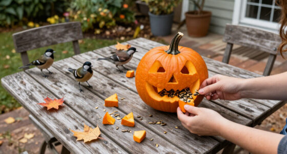 Don't Throw Away Your Pumpkin After Halloween! It Makes A Tasty Treat For Birds – How To Prep It Safely