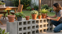 Not Fencing: How To Use Concrete Blocks To Add Privacy To A Yard Without Blocking A Breeze